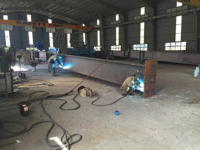 Sản xuất kết cấu thép công trình Xưởng sửa chữa cơ giới hóa tổng hợp - Công ty cổ phần than Hà Lầm