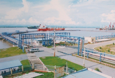 Công trình: Hệ thống giá đỡ ống kỹ thuật trên cầu cảng 20.000DWT