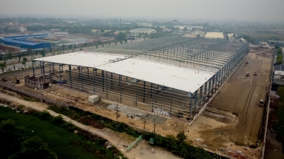 Thi công lắp dựng nhà xưởng tại Thuận Thành - Bắc Ninh